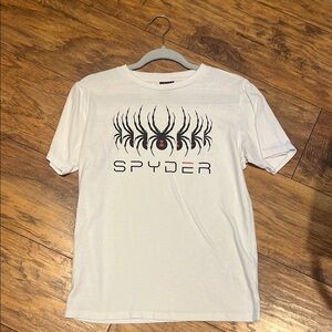 Spyder White Graphic Short Sleeve Tee
